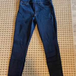 High rise skinny jeans